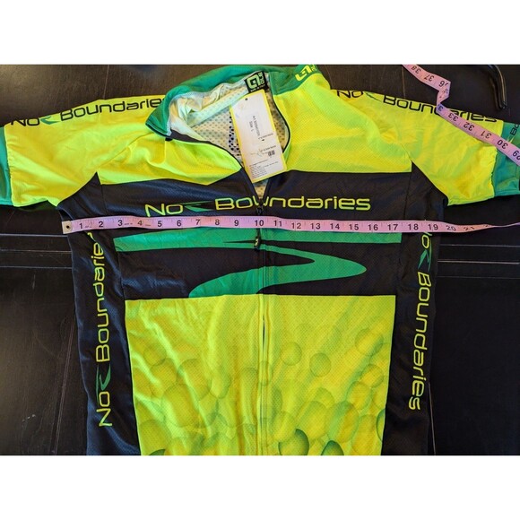 ALE Cycling No Boundaries Cycling Jersey High Vis Full Zip NWT Women's Large - Picture 5 of 10